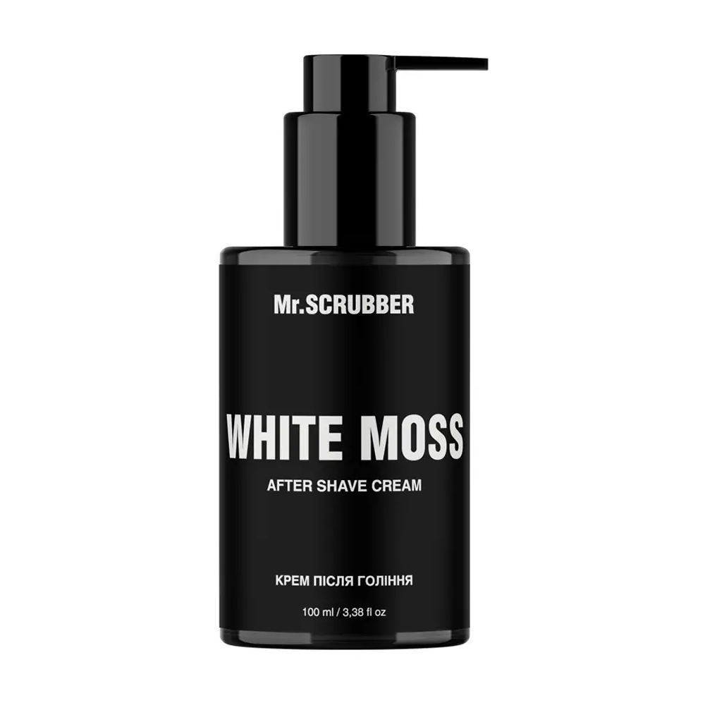 Крем після гоління Mr.Scrubber White Moss After Shave Cream, 100 мл